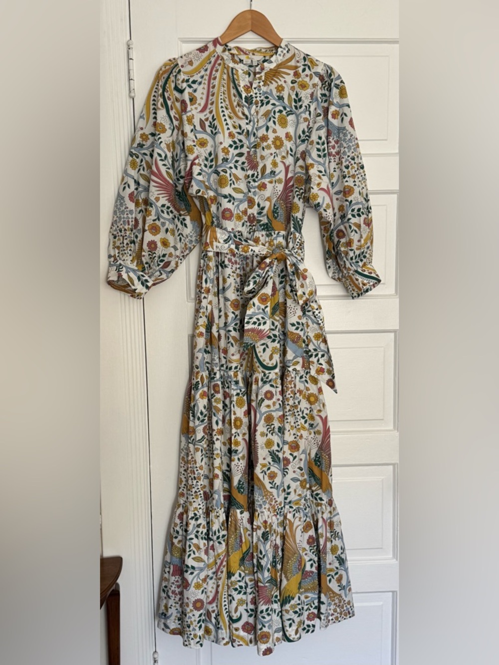 Boden Ava tiered maxi dress